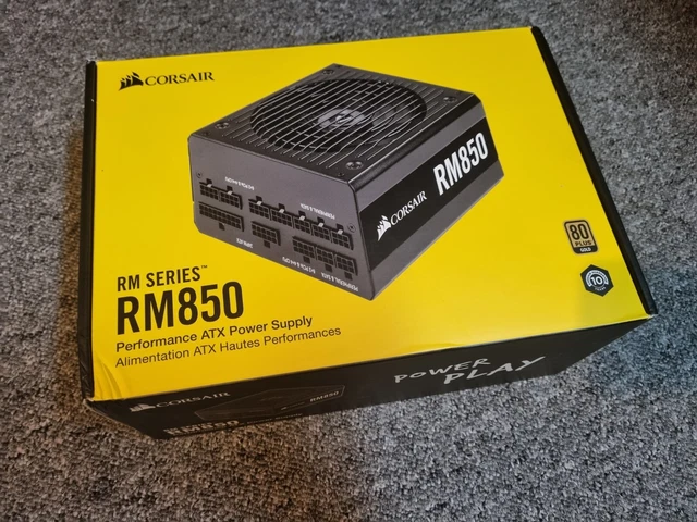 Corsair RM850 — 850 Watt 80 PLUS® Gold Certified Fully Modular PSU