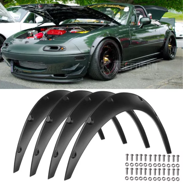 For Mazda MX-5 Miata Fender Flares Wheel Arches Extra Wide Extension Body Kit