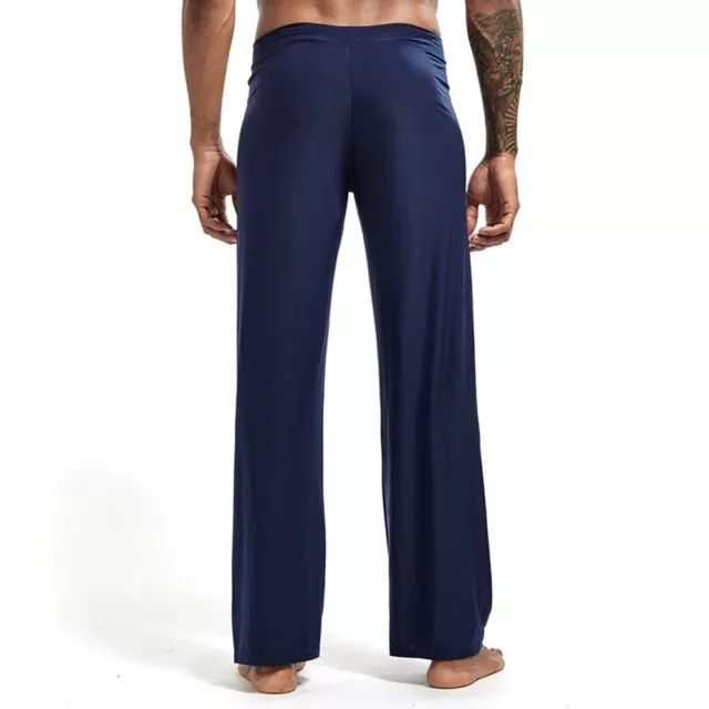 Long Salon Pantalon Hommes Pyjama Pantalon Yoga Bas Décontracté 2021 3