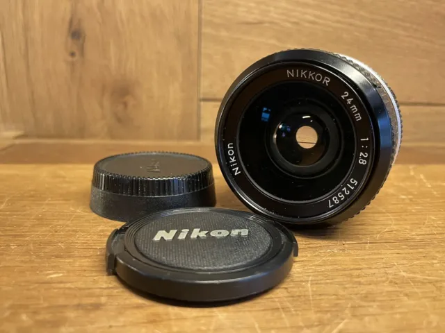 Casi Mint : Ai Convertida Nikon Nuevo Nikkor 24mm F/2.8 Lente Gran Angular De