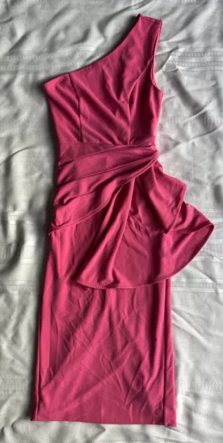 Mossman Womens Pink Midi One Should Starching Bodycon Dress Size 6