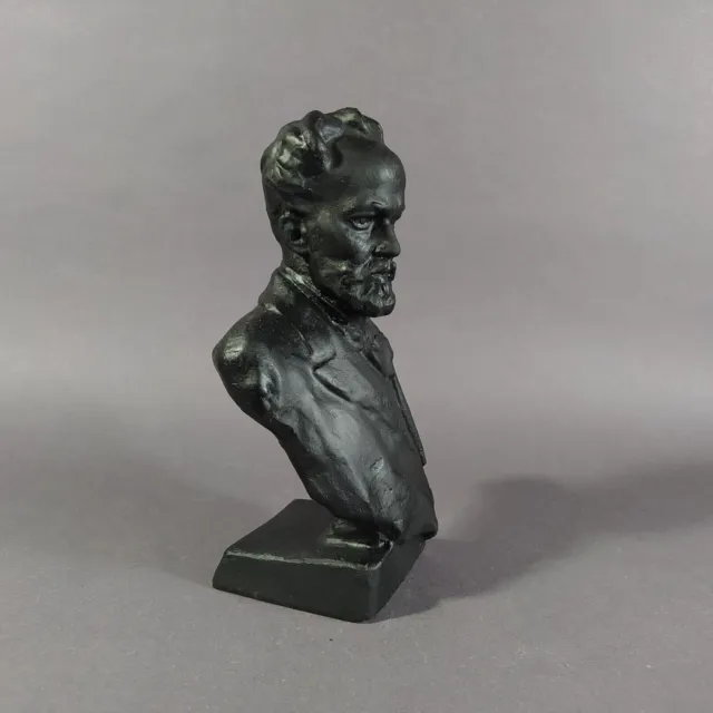Pyotr Tchaikovsky grande compositore russo BUSTO SOVIETICO figurina in ghisa 3