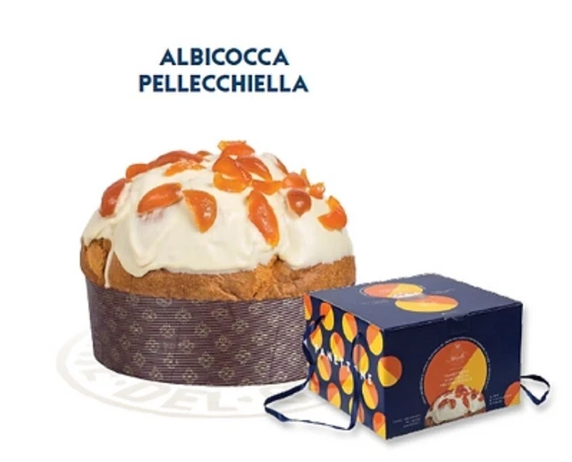 Panettone Artigianale "Mennella" Cioccolato Cioccolato Bianco E Albicocca