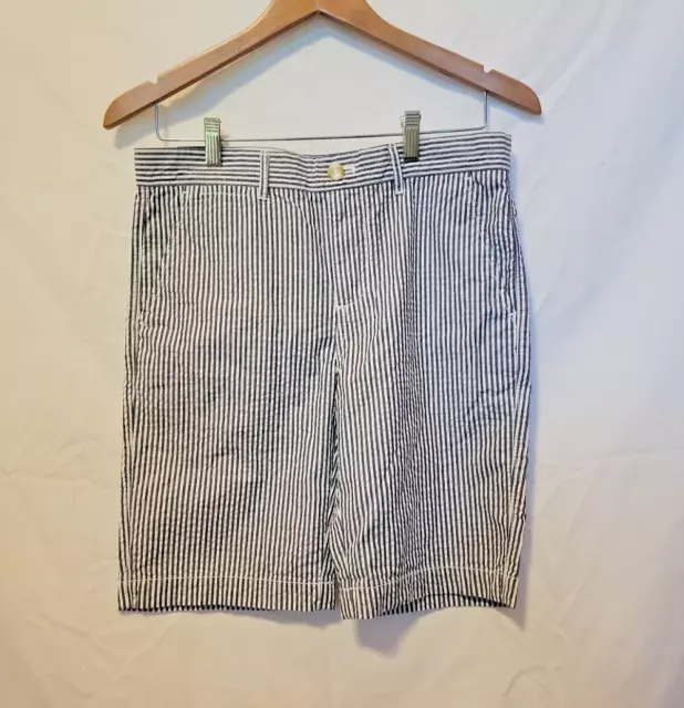 Johnnie-O West Coast Prep Surfsuckers Shorts Navy White NWT sz 16