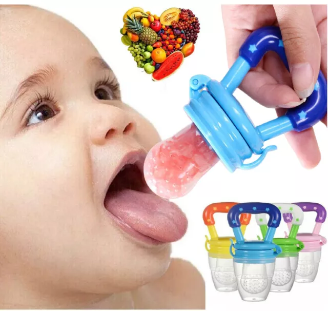 Baby Food Feeder Pacifier Dummy Nibble Food Feeder Fruit Feeding Nibbles Safety