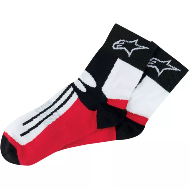 Alpinestars Road Racing Short Socks Red/Black/White