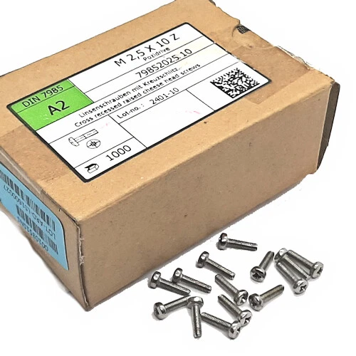 [100pz] 79852025.10 M2,5x10/DIN7985 VITE