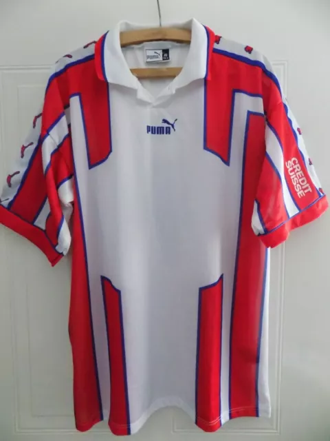 Camiseta deportiva de fútbol de colección France Puma rara retro talla