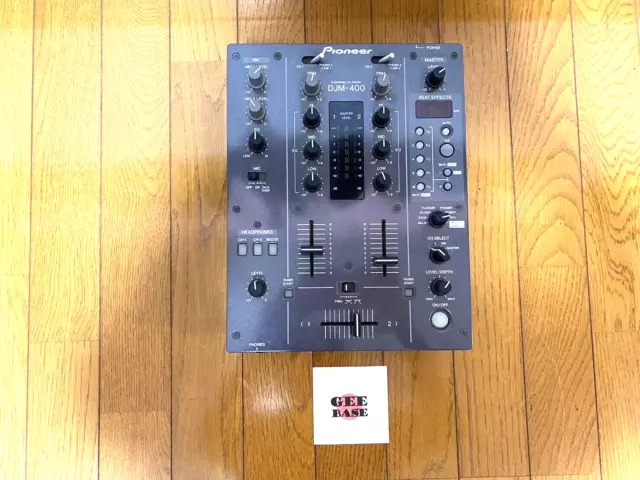 PIONEER Model DJM-400 2ch Professional DJ MIXER Black Confirmed Operation F/S