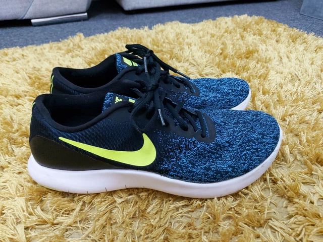 WELL USED MENS Blue Nike Contact Flex Trainers Running Shoes size