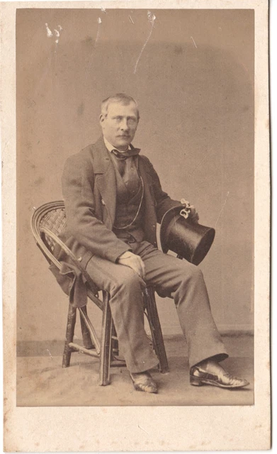 Photo Albuminée D'époque - Vicomte Victor De Simard De Pitray - Format Cdv 6x10,5cm - France