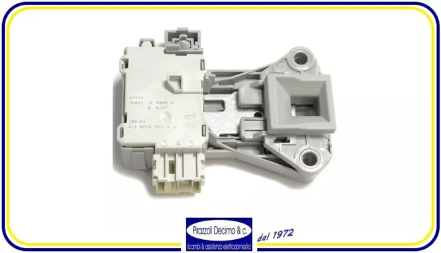 Interruttore BloccaPorta Elettroserratura LAVATRICE 132846904 ELECTROLUX AEG 3