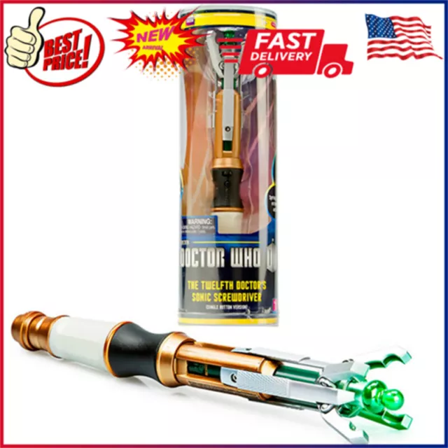 Doctor Who THE TWELFTH DOCTOR'S SONIC SCREWDRIVER Model Light Sounds Toy New