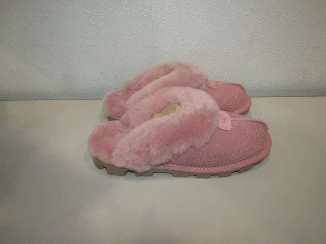 UGG Women's US 8 Coquette Sparkle Spots Slippers Pink UGG Women's US 8 Coquette Sparkle Spots Slippers Pink
