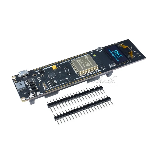 WEMOS BLUE ESP32 WiFi Bluetooth 18650 Battery 0.96 inch OLED ...