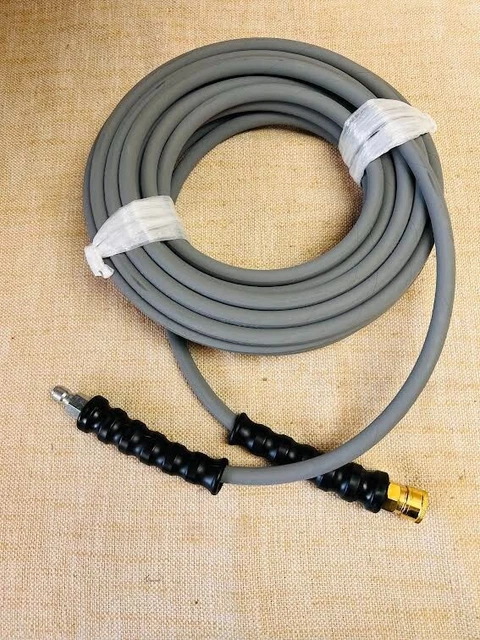 ProPulse 989400150 Grey Rubber Hose w/ QC Couplers 4,000 PSI 3/8" x 50'