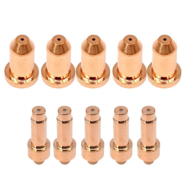 Efficient and Long Lasting Plasma Cutting Electrode and Nozzle Tip Set