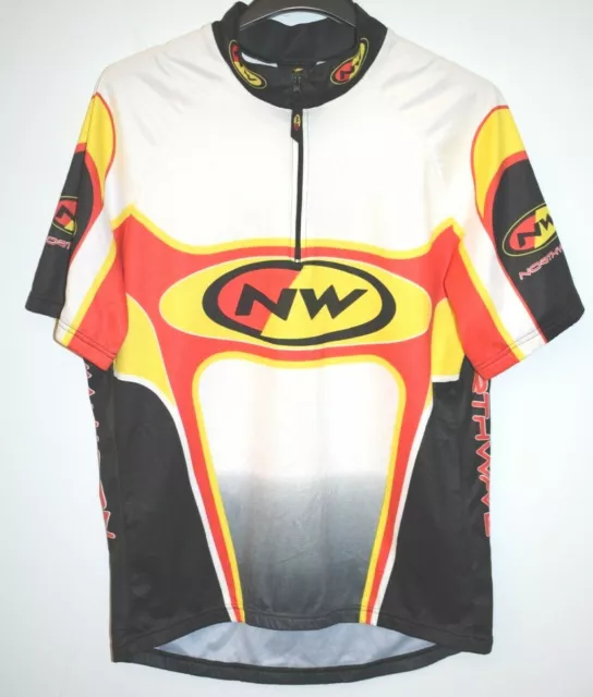 maglia ciclismo estiva shirt bici da corsa con zip per uomo northwave XL usata