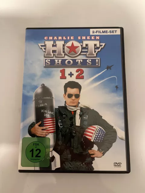 HOT SHOTS 1 und 2 mit Charlie Sheen auf 2 DVDs Original deutsche DVDs