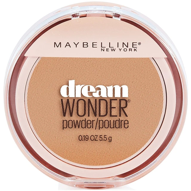 Maybelline New York Dream Wonder Powder Makeup, Sun Beige pkg of 2 New.