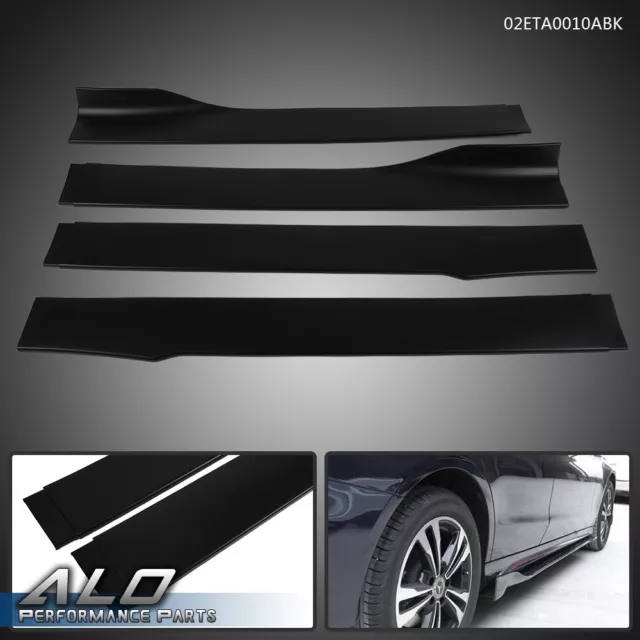 SIDE SKIRT EXTENSION Rocker Panel Body Kit Lip Splitters Fit For