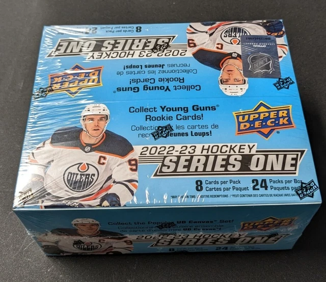 Upper Deck 2022-23 Series 1 Hockey Retail Box - 24 Packs *QTY* *FREE SHIP*