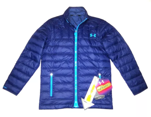 Under armour Ragazzi Geranimo Cold Gear Giù Isolato Giacca con Zip Medio