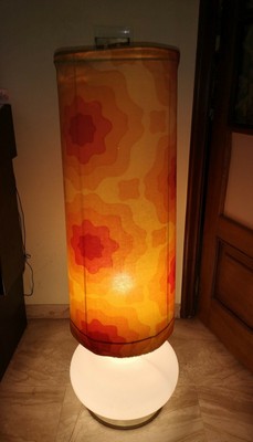 MAZZEGA MURANO LAMPADA 2 LUCI DESIGN CARLO NASON ANNI 60 Artemide 115x39cm 