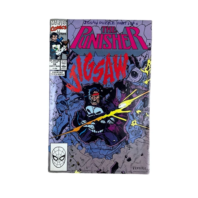 MARVEL comics the punisher jigsaw volume 1 no 36 vintage comic book VGC