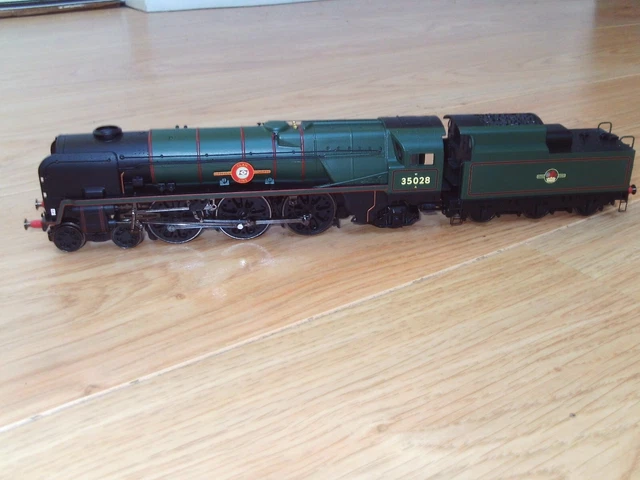 DCC Merchant Navy Class Clan Line Locomotive for Hornby OO Gauge Train Sets