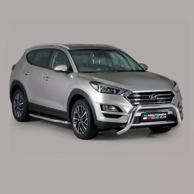 Edelstahl Frontbügel Frontschutzbügel für HYUNDAI TUCSON 2018-2021 mit ABE 2