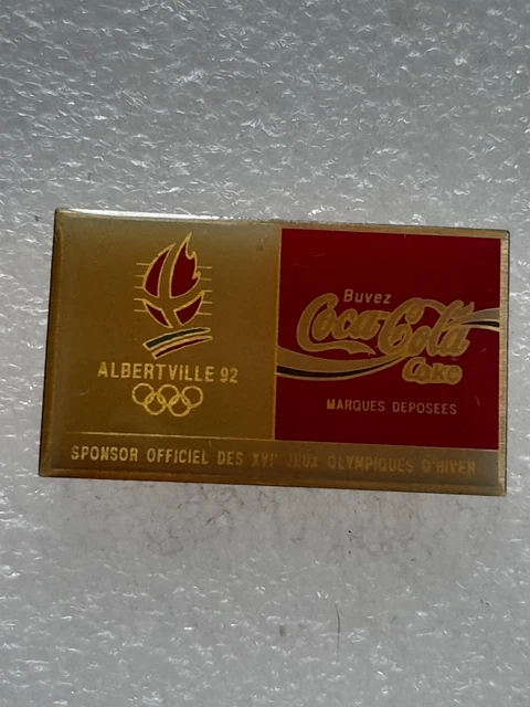 Pin’s Coca-Cola – Sponsor Olympique – Ski – Excellent état – Collection