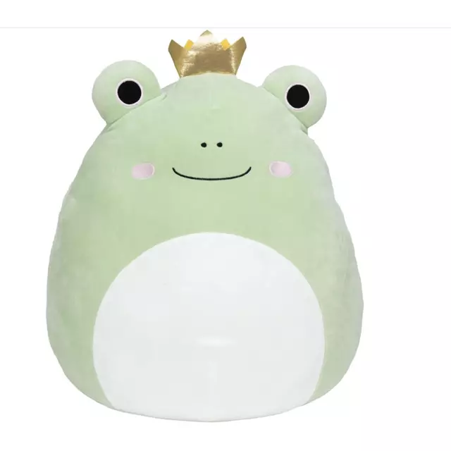 Squishmallows Baratelli The Frog Prince 16-Inch Kellytoy Soft Plush NWT