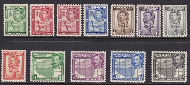 1938 Somaliland - STANLEY Gibbons N.93-104 - Serie Von 12 Werte - MNH