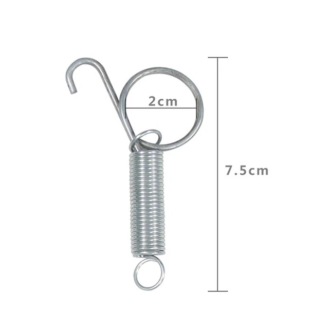 10PCS ANIMAL CAGE Latches Lock Spring Rabbit Cage'Door Tension Spring