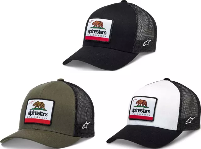 Alpinestars Men's Cali 2.0 Cure Bill Snapback Hat -  Mens Lid Cap