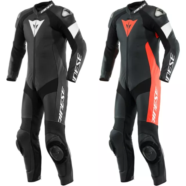 Dainese Traje Cuero Mono Tosa - Hombre Traje Moto Cuero de una Pieza