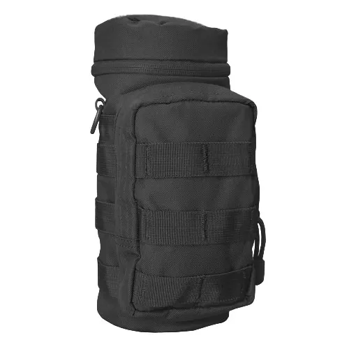 Condor H2O Water Bottle Padded Utility MOLLE Hydration Pouch Cool Pocket Black