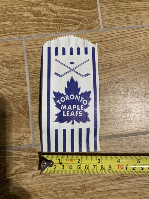 Toronto Maple Leafs Vintage Peanut Bags From Maple Leaf Gardens. Old Time Hockey