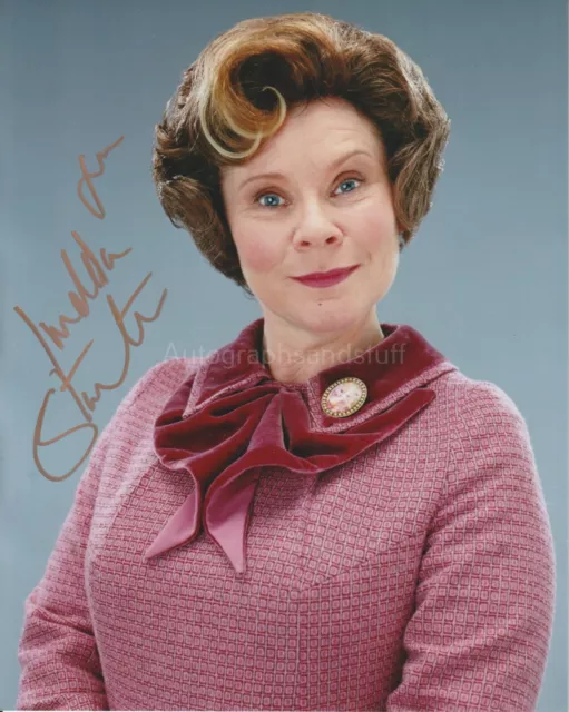 Imelda Staunton Hand Signed 8x10 Photo, Autograph, Harry Potter (B)