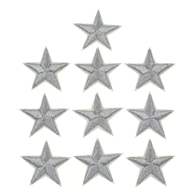 20PCS Star Embroidery Patches Sew Iron on Applique Clothing Bag Sewing Badge DIY 2