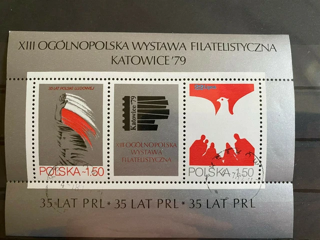 Briefmarken Polen Polska 1979 Mi-Nr. Block 77 gestempelt am 04.01.1980