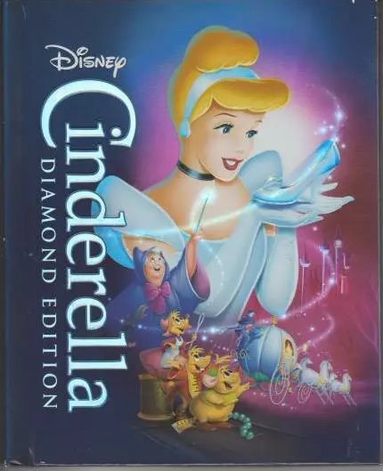 Cinderella 2-Disc Set, Diamond, DVD & Blu-Ray w/ Booklet MOVIE VIDEO Walt Disney