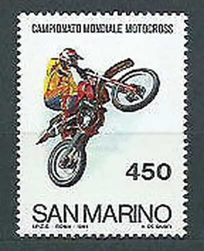 San Marino - Post 1984 Yvert 1094 MNH Sport Motocross
