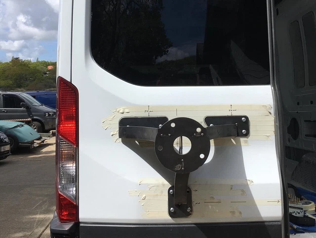 Ford Transit Ersatzradträger Drivstraw Reserverad-Montageplatte - Für Ford Transit Ab 2014 Ford Transit Reserverad Montageplatte