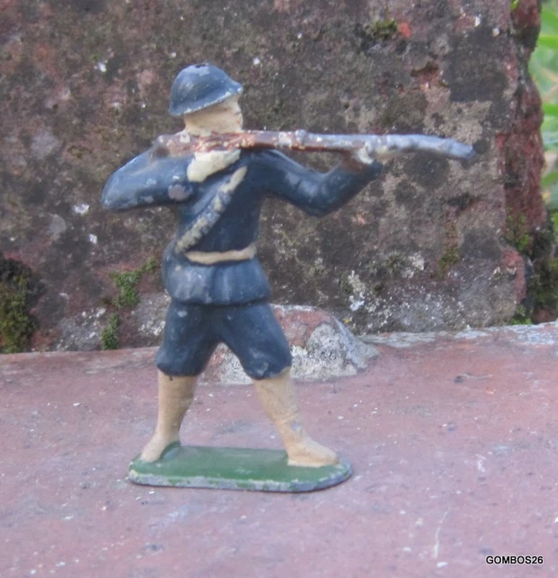 Soldat De Plomb Creux Marine Française WW1, "6 Marins Au Garde à Vous", 65mm, Collection