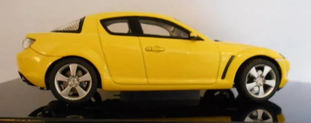 AutoArt 1/43 Scale Diecast AA55921 MAZDA RX-8 LIGHTNING YELLOW 3