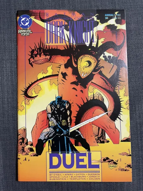 BATMAN LEGENDS OF THE DARK KNIGHT ANNUAL #1 - MIKE MIGNOLA CVR- DC Comics 1991