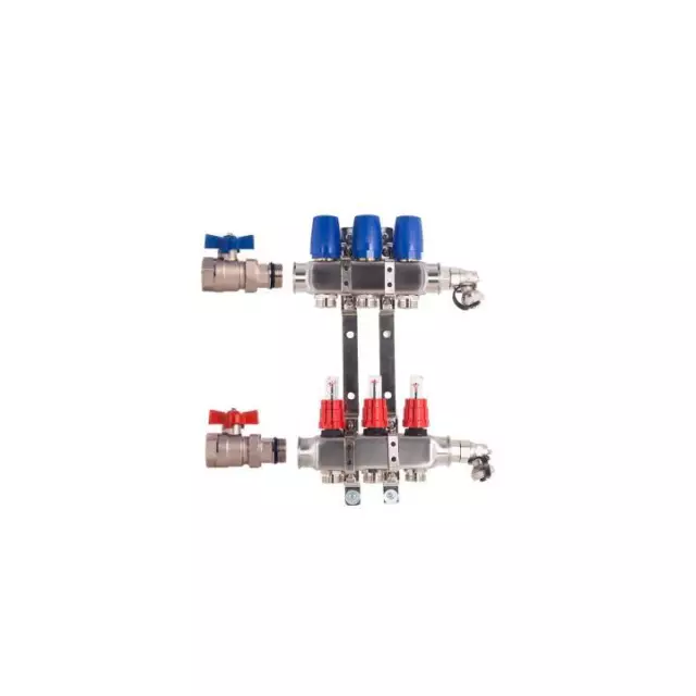 Distributore Circuito di Riscaldamento Basic per a Pavimento 3 Riscaldante Con