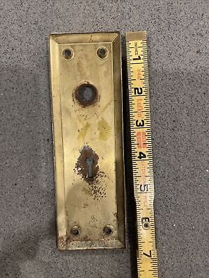 Brass Door Backplates, Door Hardware, Vintage/Antique, Back Plate, Single 3